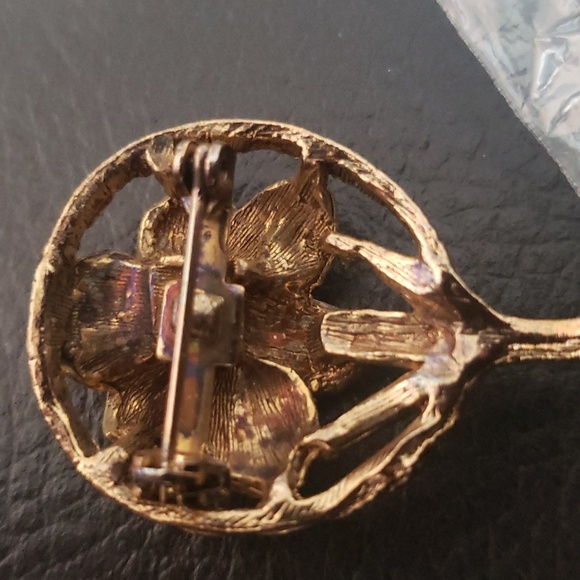 Floral Brooch. Vintage - Picture 4 of 4